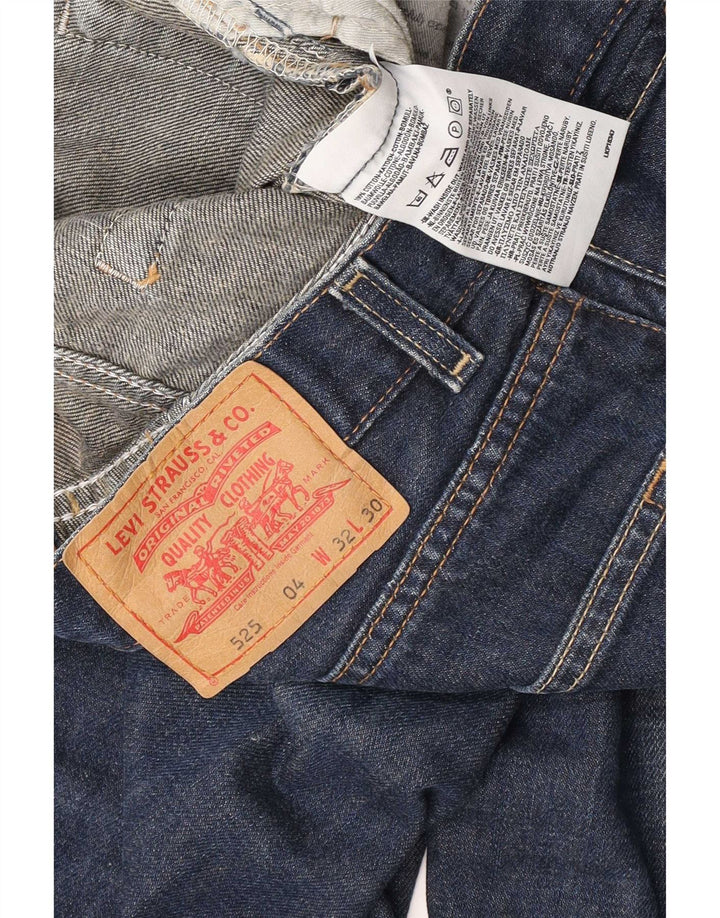 Blugi pentru bărbați Levi's 525 Bootcut W32 L30 Bumbac albastru