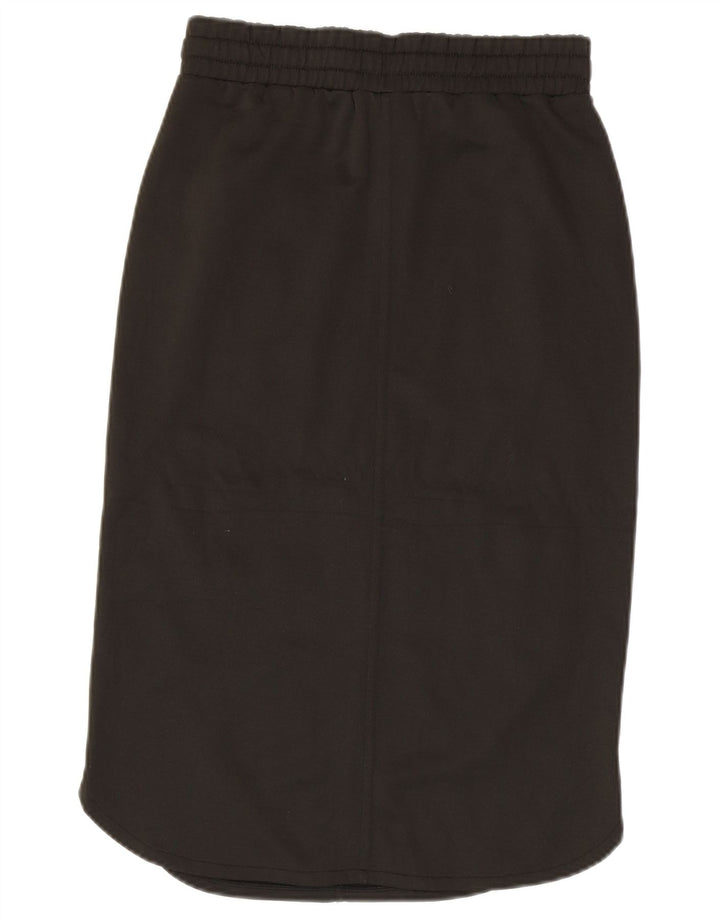 Fusta midi BENETTON pentru femei Mic W27 Kaki Poliester