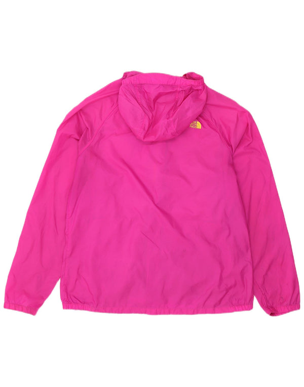 Jachetă de ploaie cu glugă The North Face pentru femei UK 18 XL, nailon roz