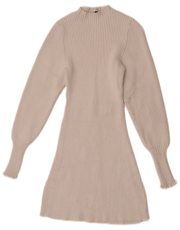 Rochie cu mânecă lungă pentru femei Zara UK 8 Small White