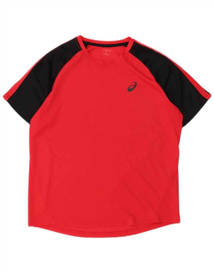 Tricou Asics pentru bărbați Top mare roșu Colorblock