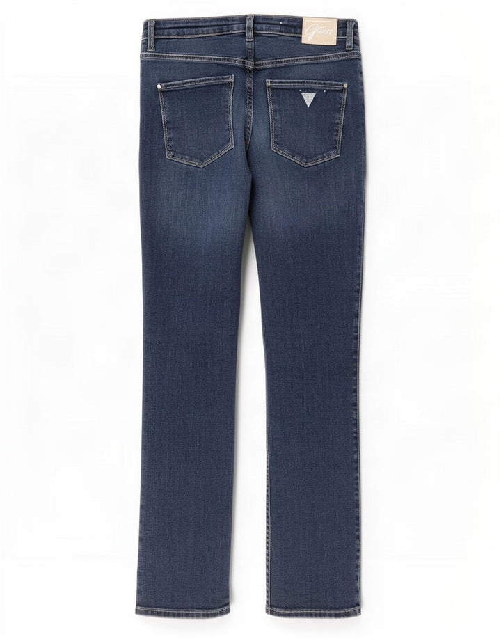 Blugi drepte pentru femei Guess W29 L30 bumbac albastru
