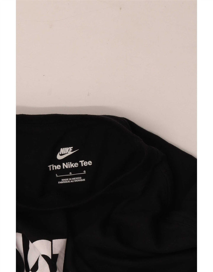 Tricou grafic Nike pentru bărbați Top mare negru