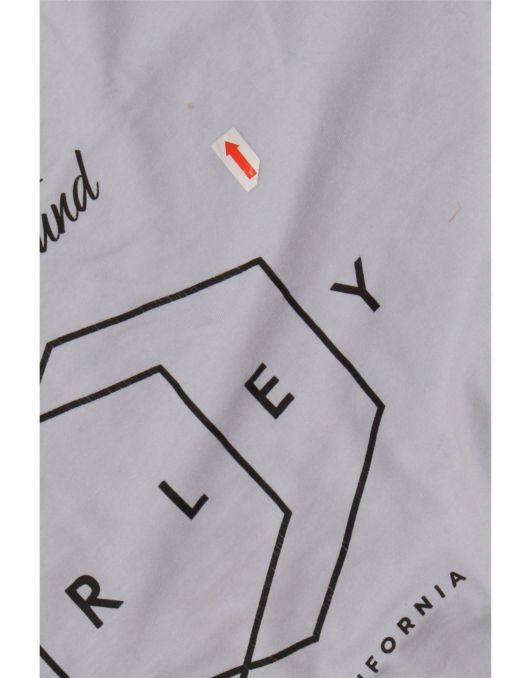 Tricou grafic HURLEY pentru bărbați Top din bumbac albastru mediu