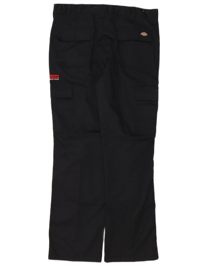 Pantaloni cargo drepti pentru bărbați Dickies W34 L31 poliester negru