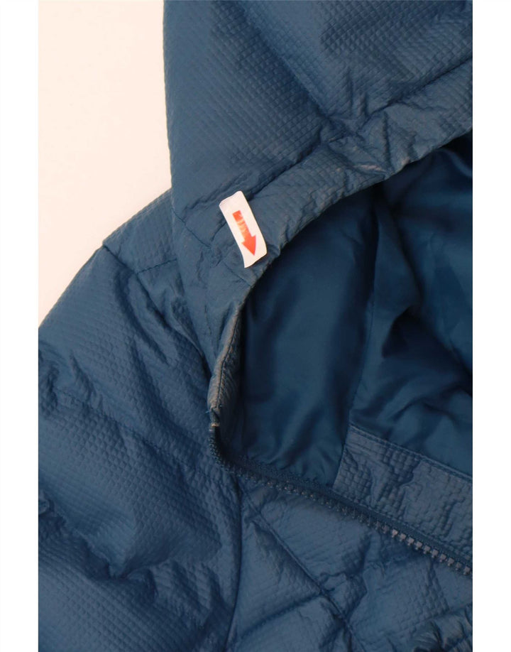 Jachetă căptușită cu glugă Adidas pentru femei UK 10 Small Navy Blue Marine
