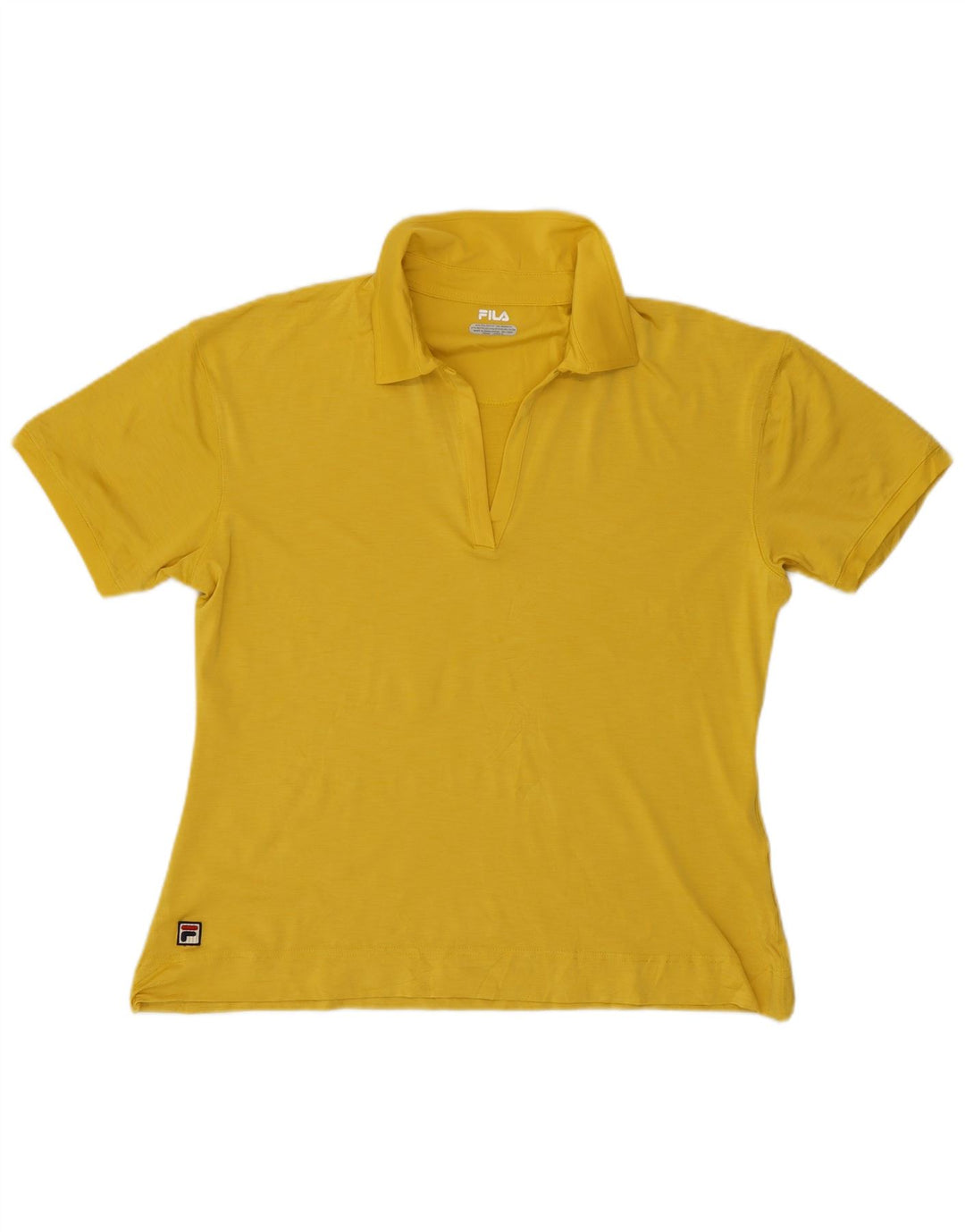Tricou polo Fila pentru femei UK 18 XL Galben poliester