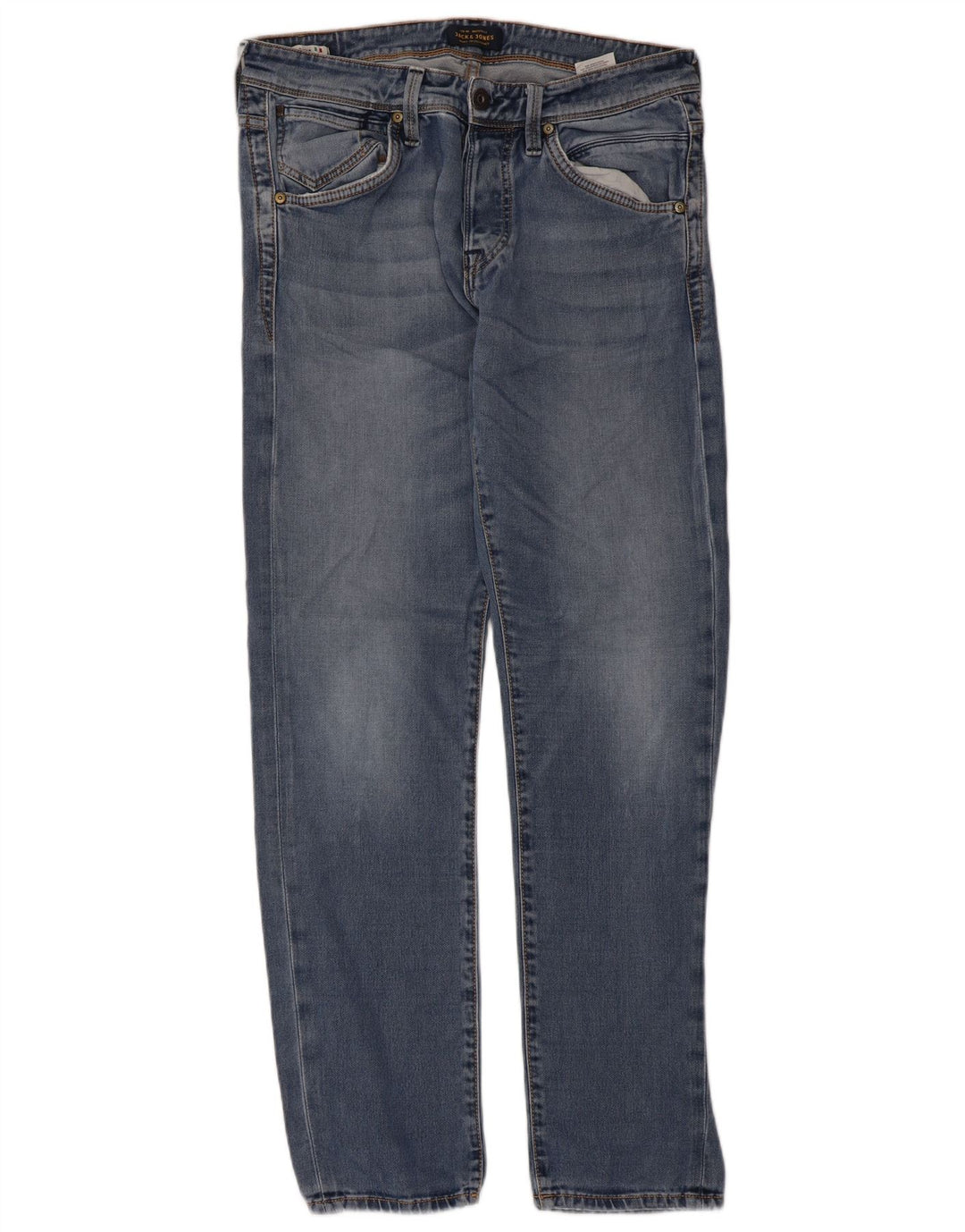 Blugi drepți pentru bărbați Jack & Jones W33 L32 Bumbac albastru