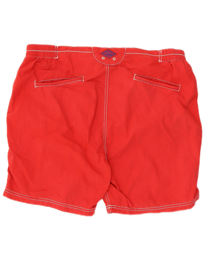 Pantaloni scurți de înot Superdry pentru bărbați 2XL bumbac roșu