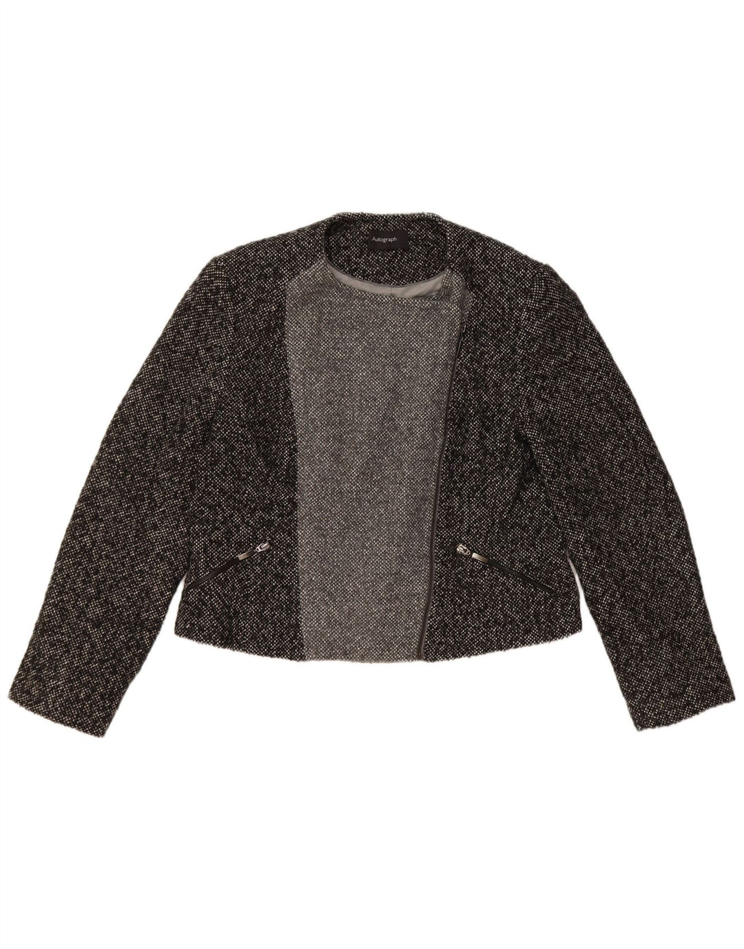 Jachetă pentru femei Marks & Spencer Autograph Blazer UK 16, mare, gri pete