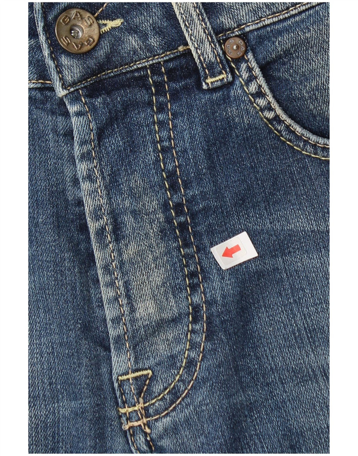 Pantaloni scurți din denim pentru bărbați Gas W31, bumbac albastru mediu