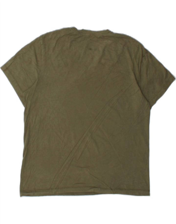 NIKE Mens Athletic Cut Graphic T-Shirt Top Large Green Vintage Nike and Second-Hand Nike from Messina Hembry 