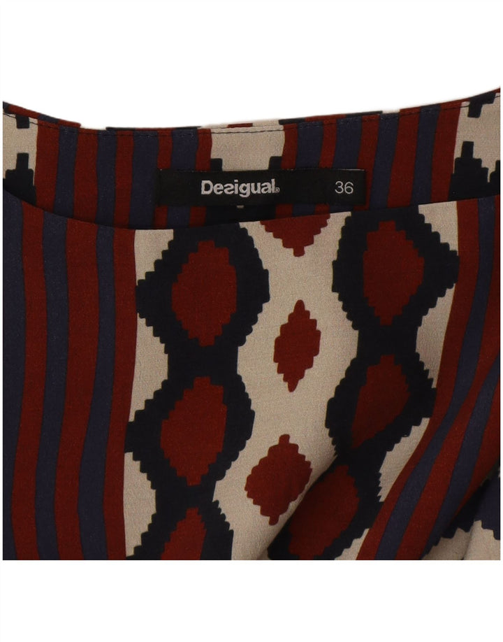 Rochie teacă cu mânecă lungă pentru femei Desigual EU 36 Mic Bleumarin Geometric