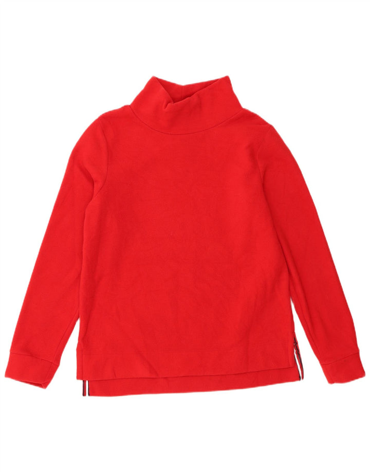 Pulover din lână Tommy Hilfiger pentru femei UK 10 Poliester roșu mic