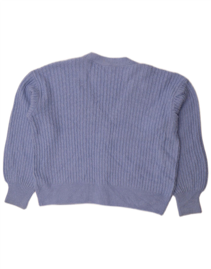Pulover cardigan supradimensionat pentru femei Marks & Spencer UK 14 Medium Blue