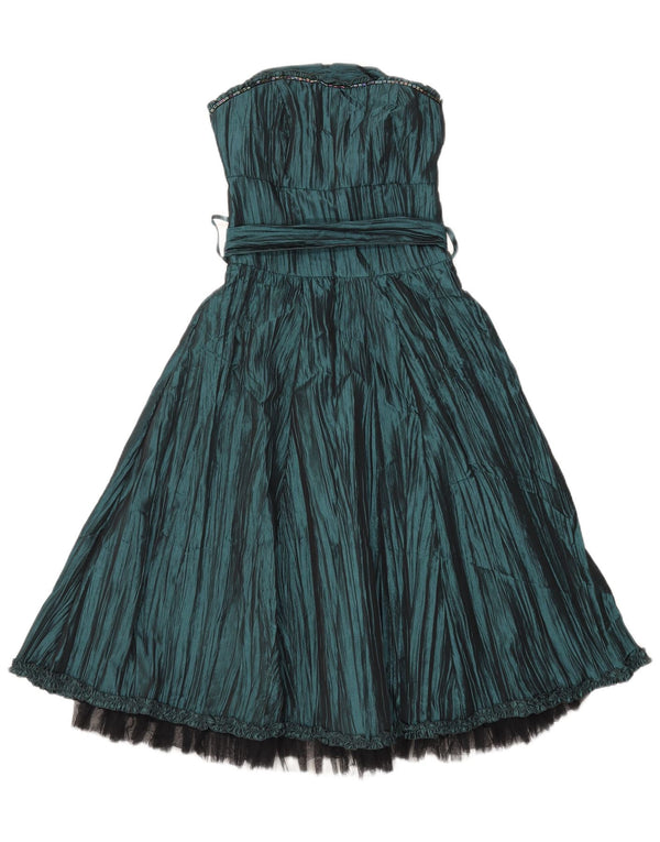 Rochie Bay pentru femei fără bretele UK 10, nailon verde mic