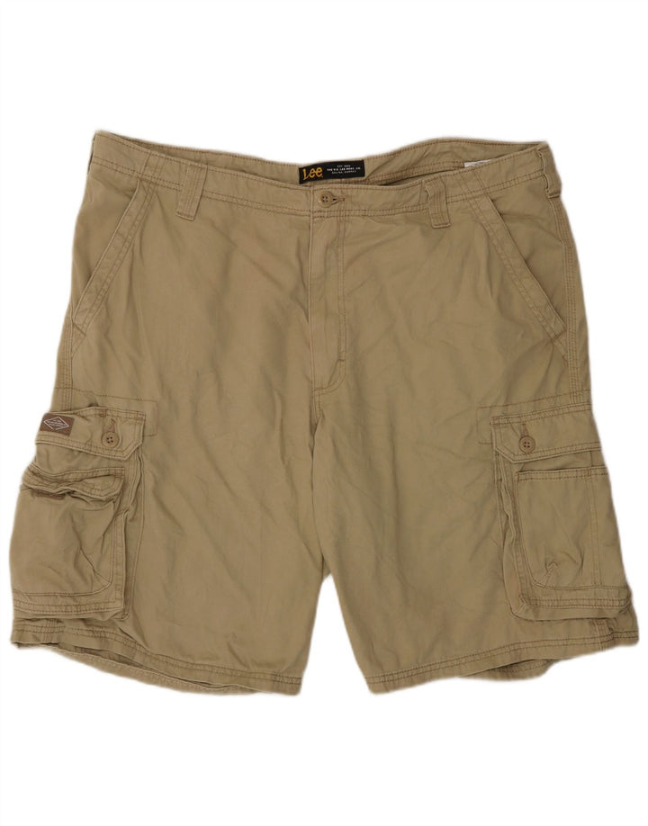 Pantaloni scurți cargo pentru bărbați Lee W40 XL din bumbac kaki