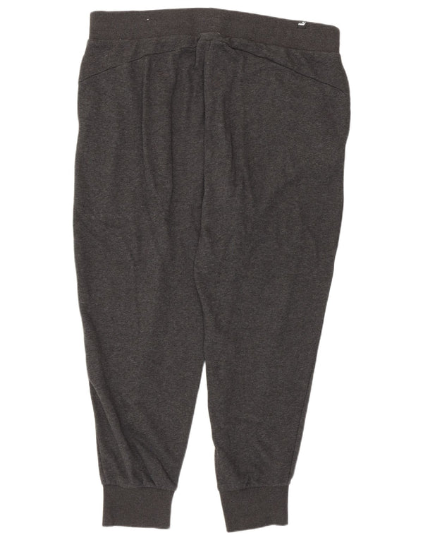 Puma Womens Tracksuit Trousers Joggers UK 18 XL Grey Cotton