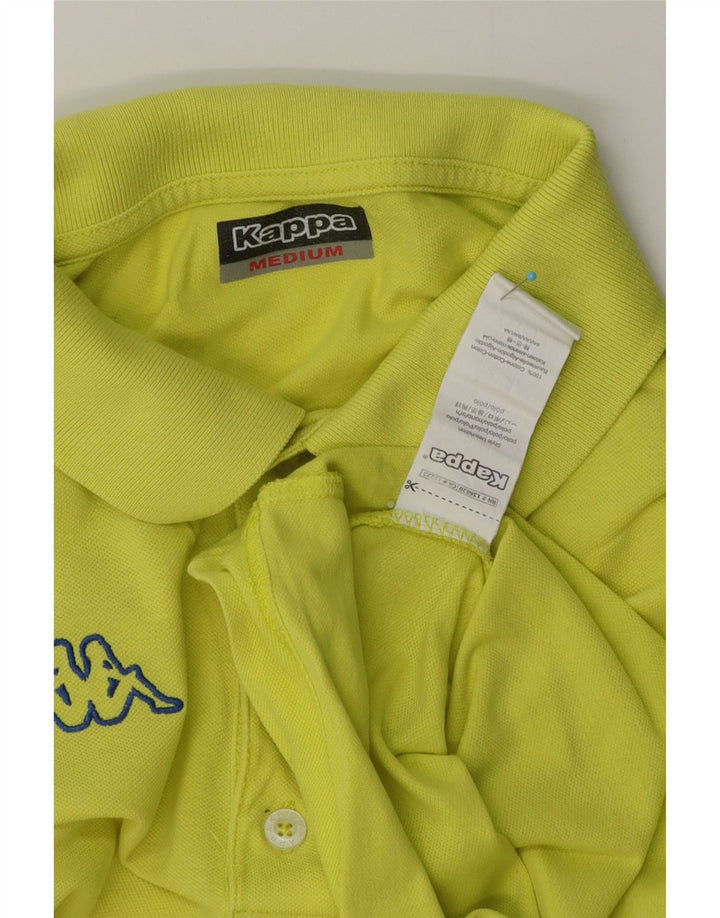 Cămașă polo pentru bărbați Kappa, bumbac verde mediu