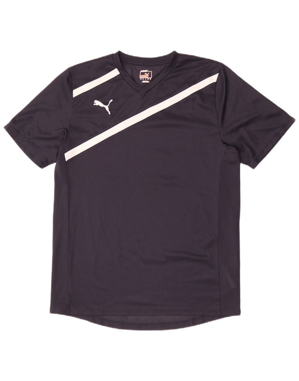 Tricou pentru bărbați Puma Top mare bleumarin cu dungi