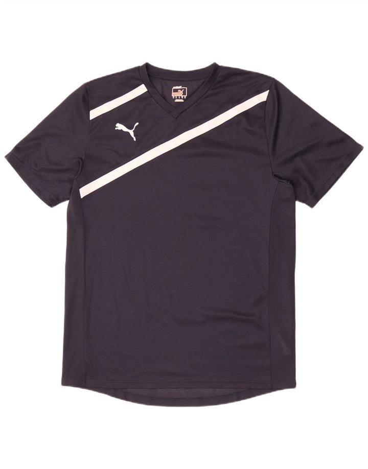 Tricou pentru bărbați Puma Top mare bleumarin cu dungi