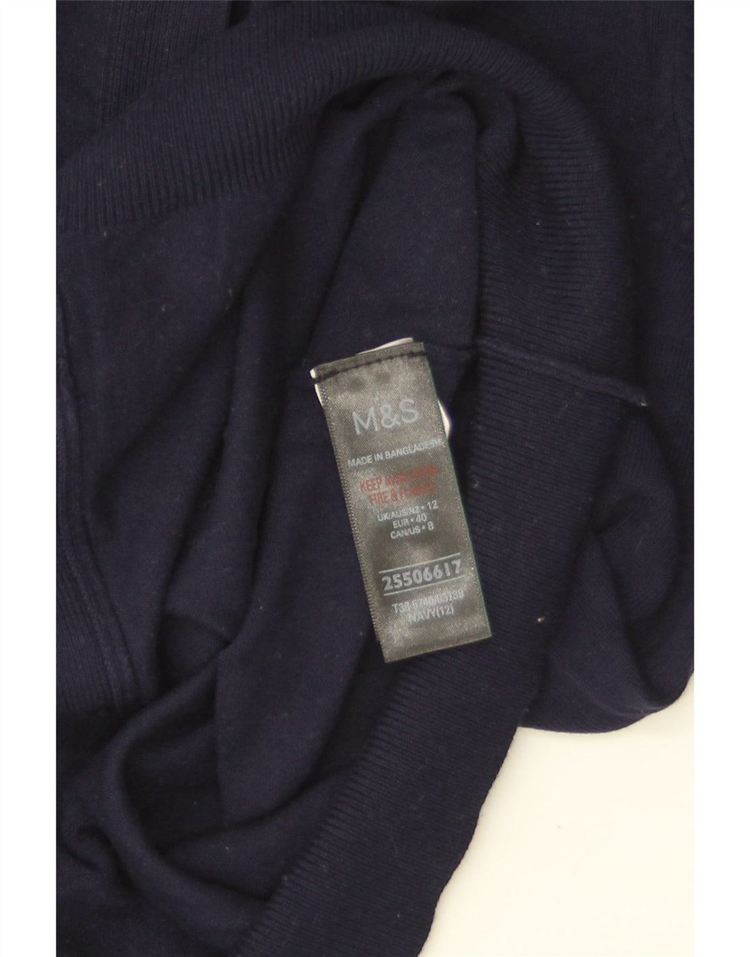 Pulover cardigan pentru femei Marks & Spencer UK 12 Medium Bleumarin Viscoză