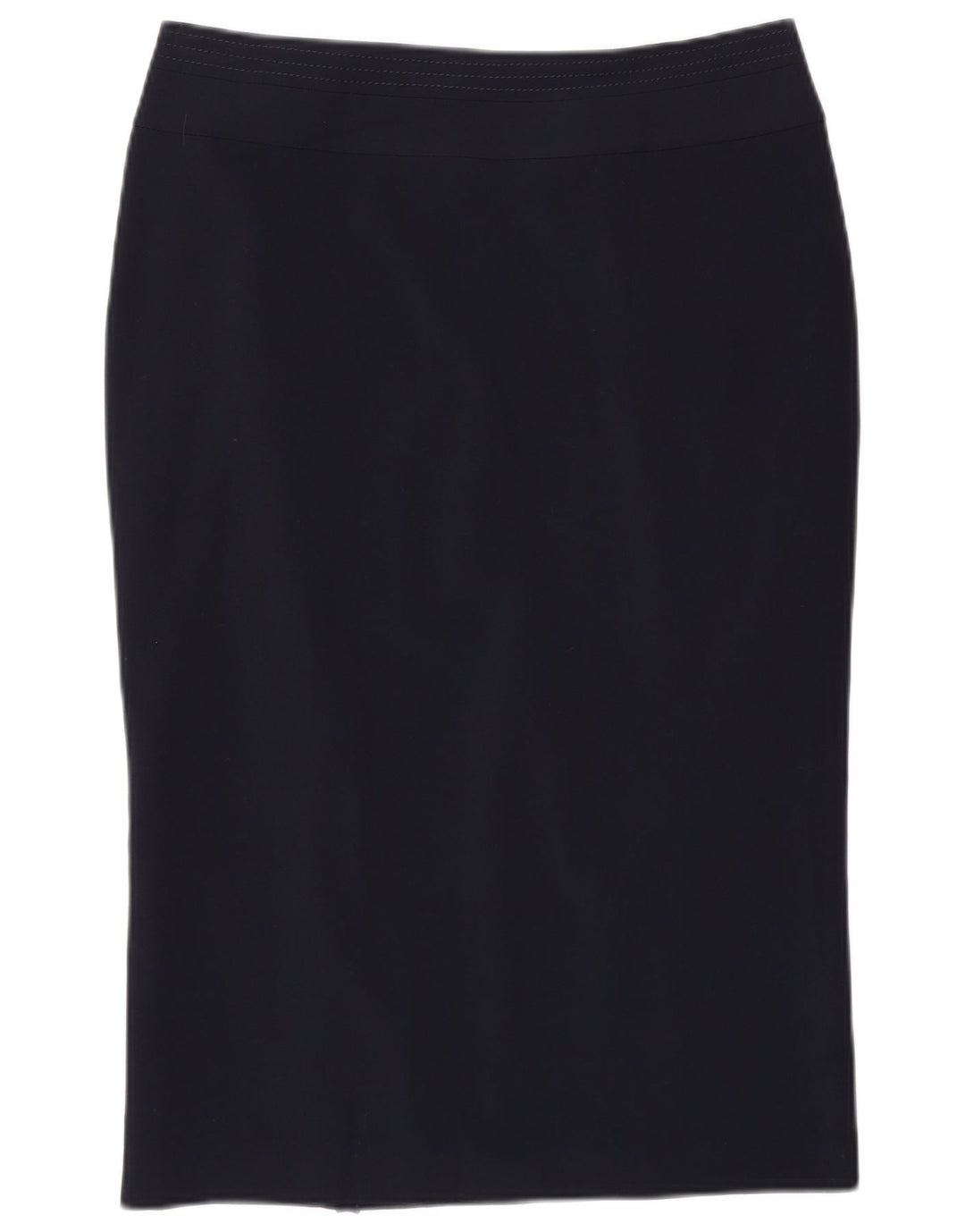 Fusta creion pentru femei Marks & Spencer UK 12 Medium W30 Poliester bleumarin