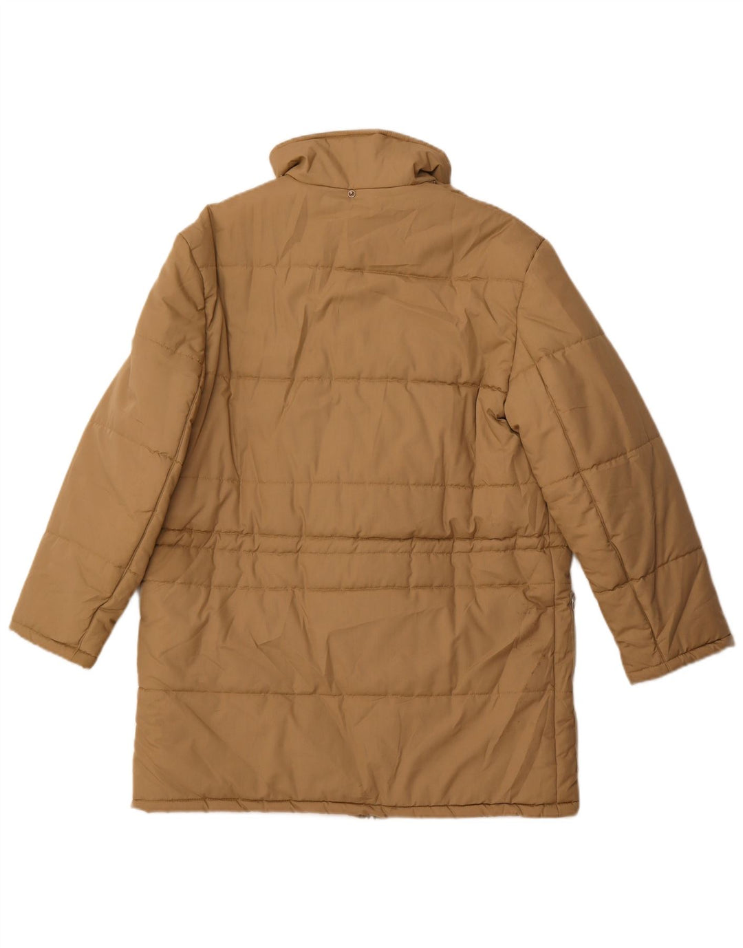 Palton căptușit pentru bărbați vintage UK 36 Poliester Bej mic