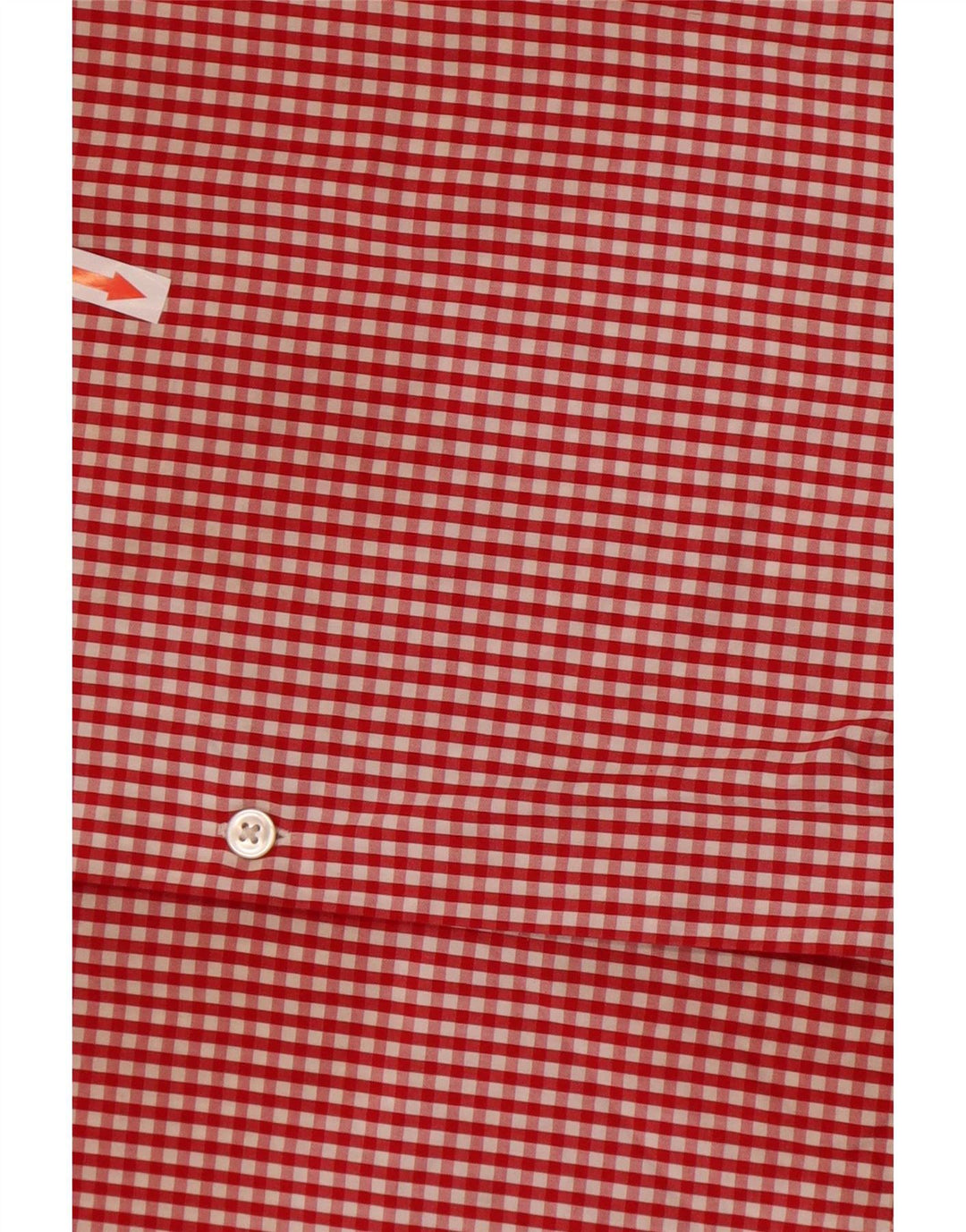 Cămașă pentru bărbați Hugo Boss Regular Fit Mărimea 41 16 Bumbac mare roșu Gingham