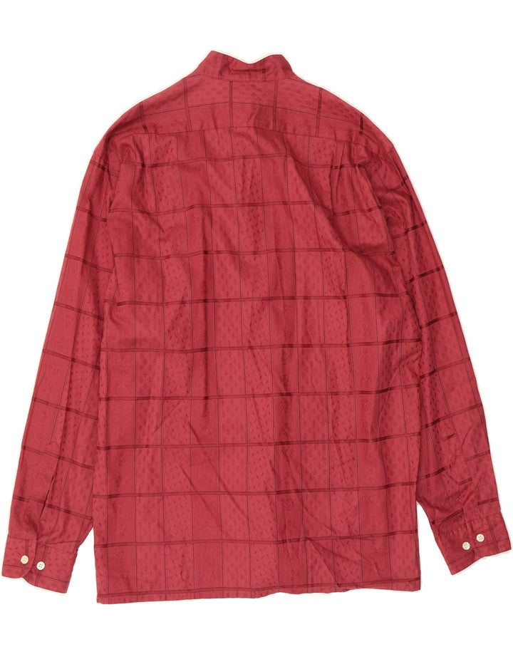 VINTAGE Mens Shirt Size 41/42 Large Red Check Cotton Vintage Vintage and Second-Hand Vintage from Messina Hembry 