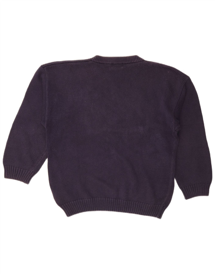 St. Bernard Pulover pentru bărbați cu gât crew pulover mare bleumarin Argyle/Diamond