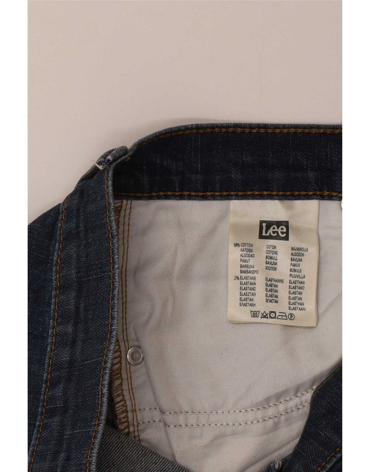 Blugi Lee Rider Slim pentru bărbați L30 L32 Bumbac bleumarin