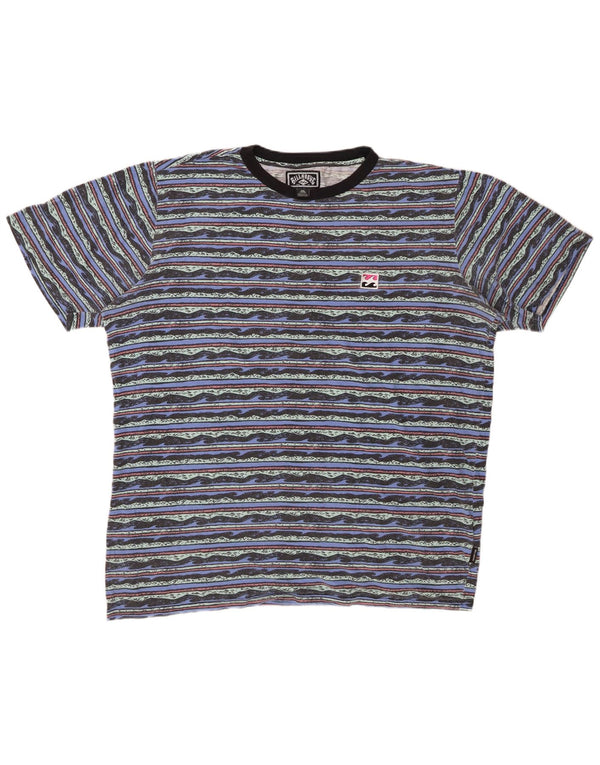 Tricou grafic pentru bărbați BILLABONG Top 2XL bumbac cu dungi albastre