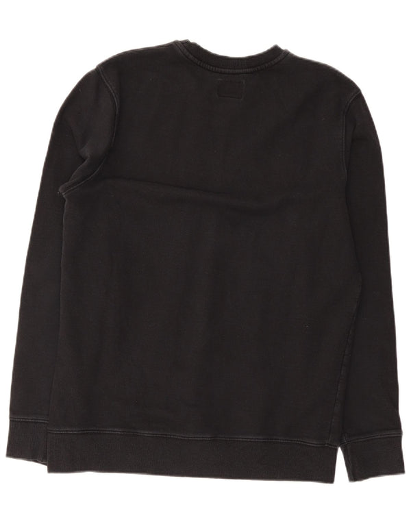 Pulover Vans pentru bărbați, bumbac mediu negru
