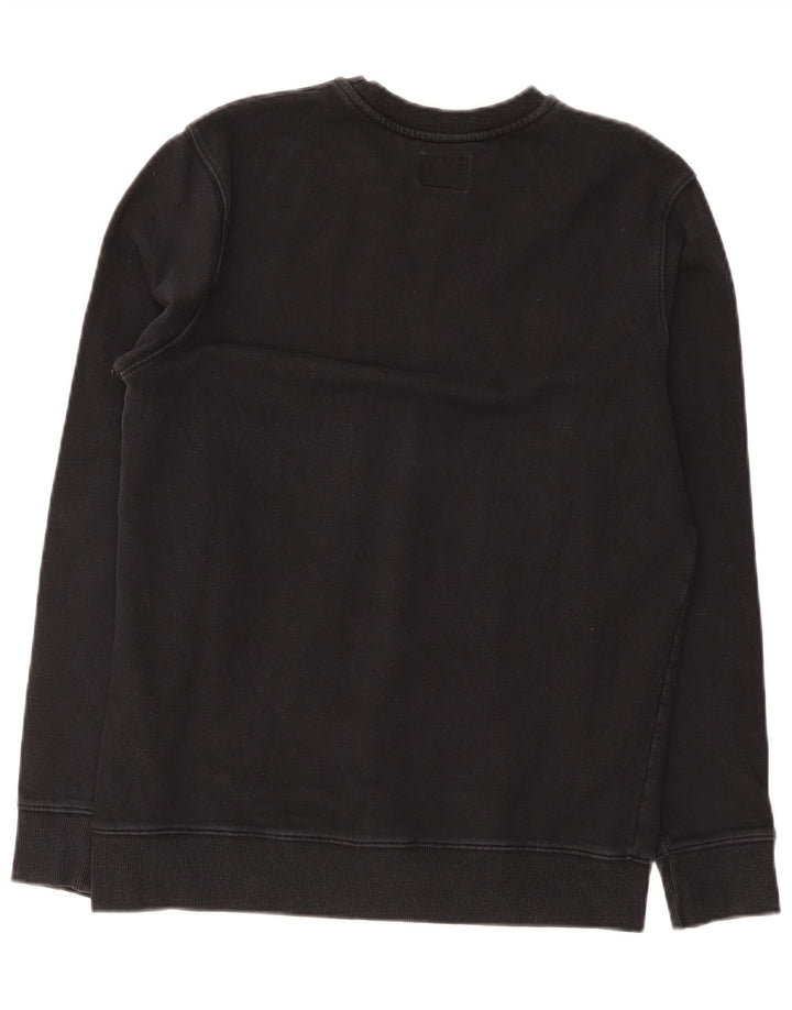 Pulover Vans pentru bărbați, bumbac mediu negru
