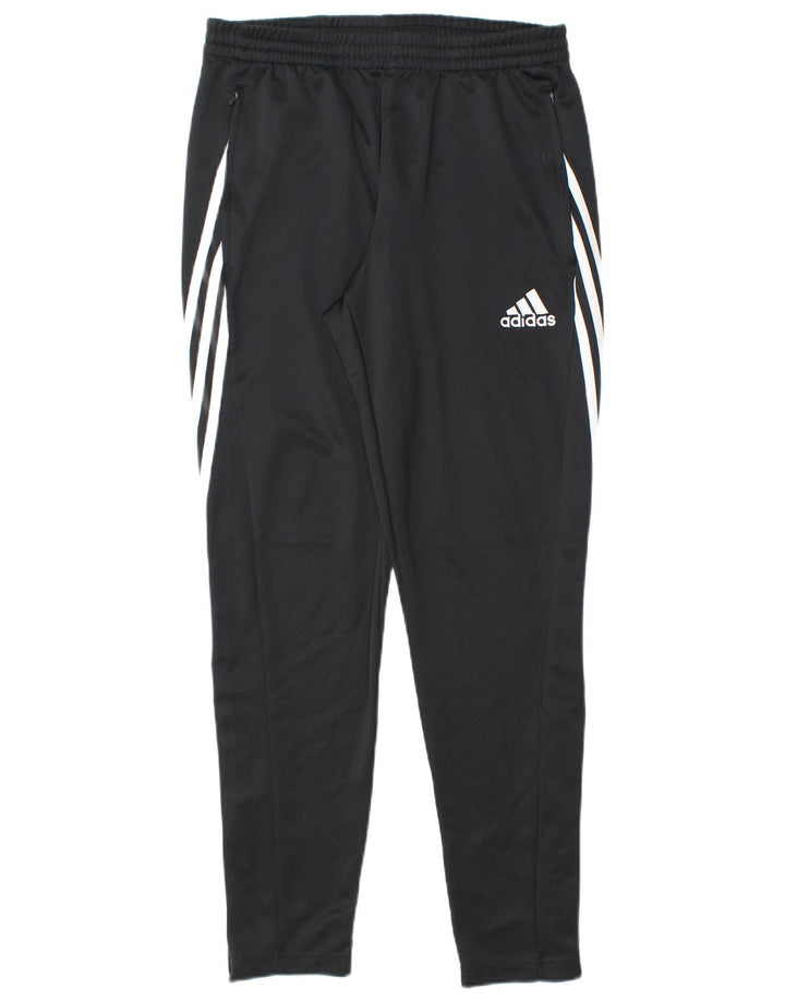 Pantaloni de trening Adidas Climalite pentru bărbați, poliester mediu negru