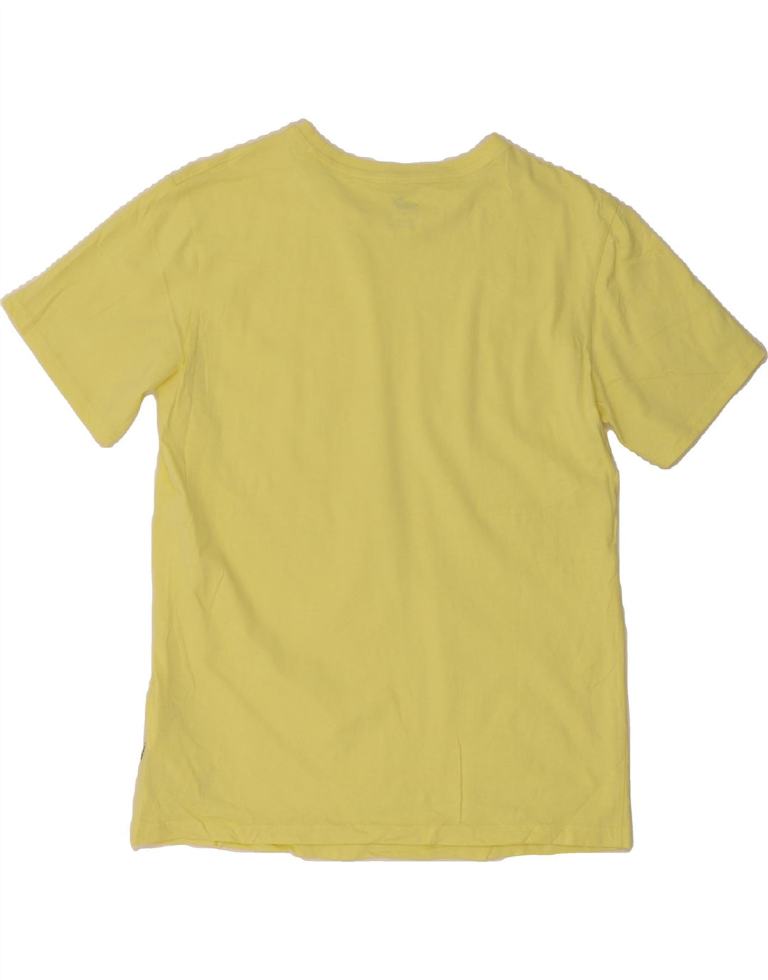 PUMA Mens Graphic T-Shirt Top Small Yellow Cotton Vintage Puma and Second-Hand Puma from Messina Hembry 