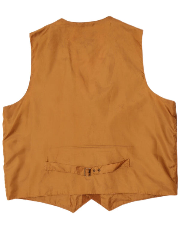John F Gee Gilet din piele intoarsa XL maro pentru barbati