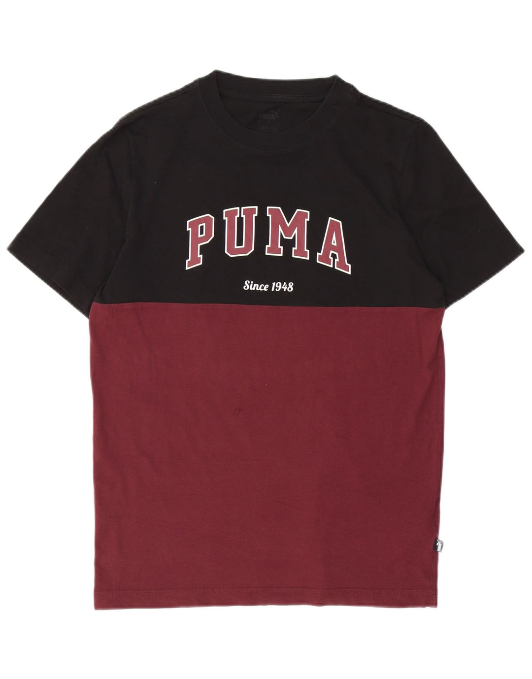 Tricou grafic Puma pentru bărbați Top mic maro din bumbac color bloc