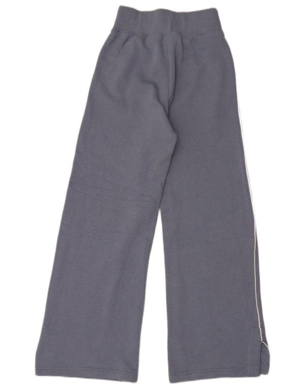 Pantaloni de trening Nike pentru femei cu picioare largi UK 4 XS Bumbac albastru