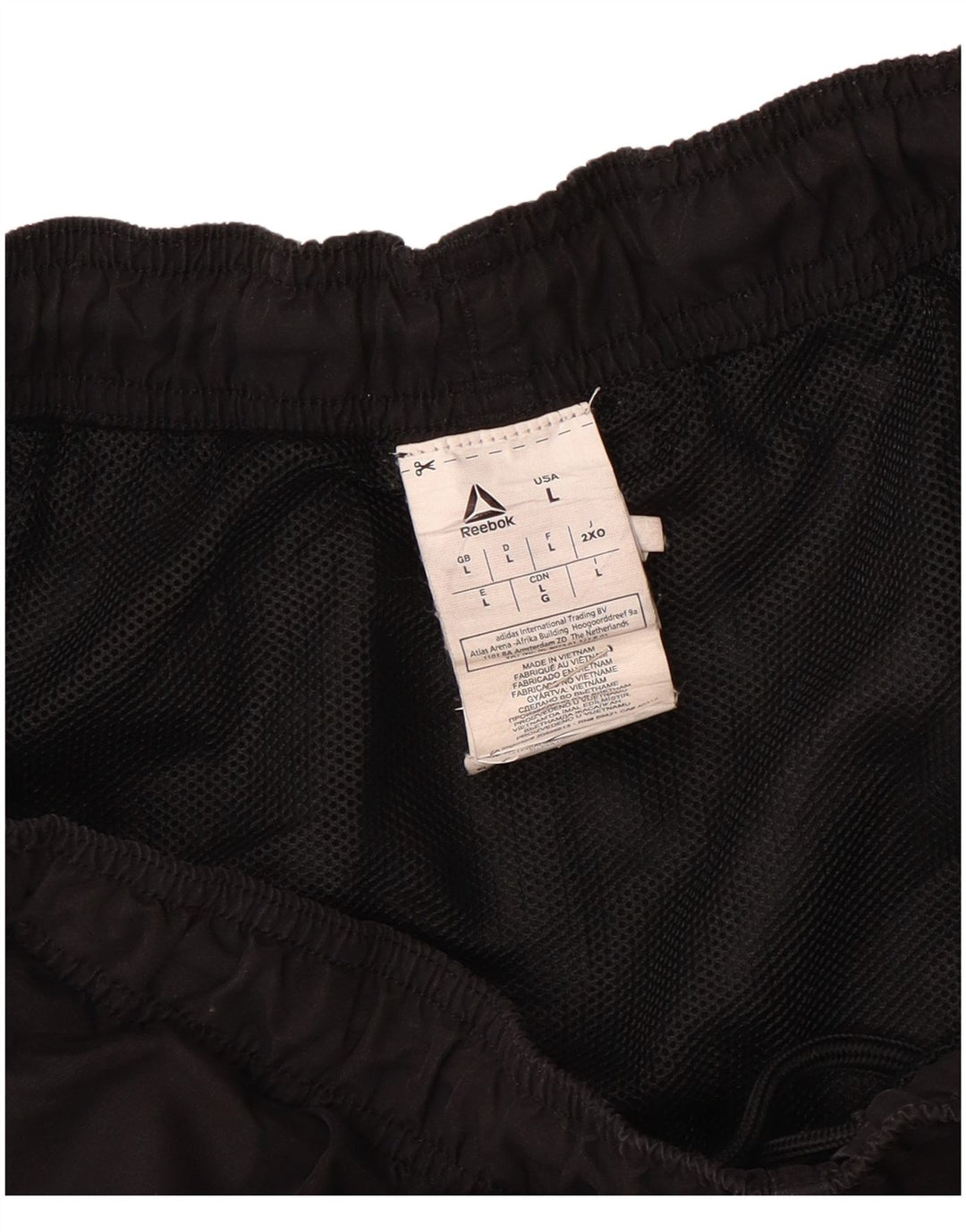 Pantaloni scurți sport Reebok pentru bărbați, mari, negru, poliester