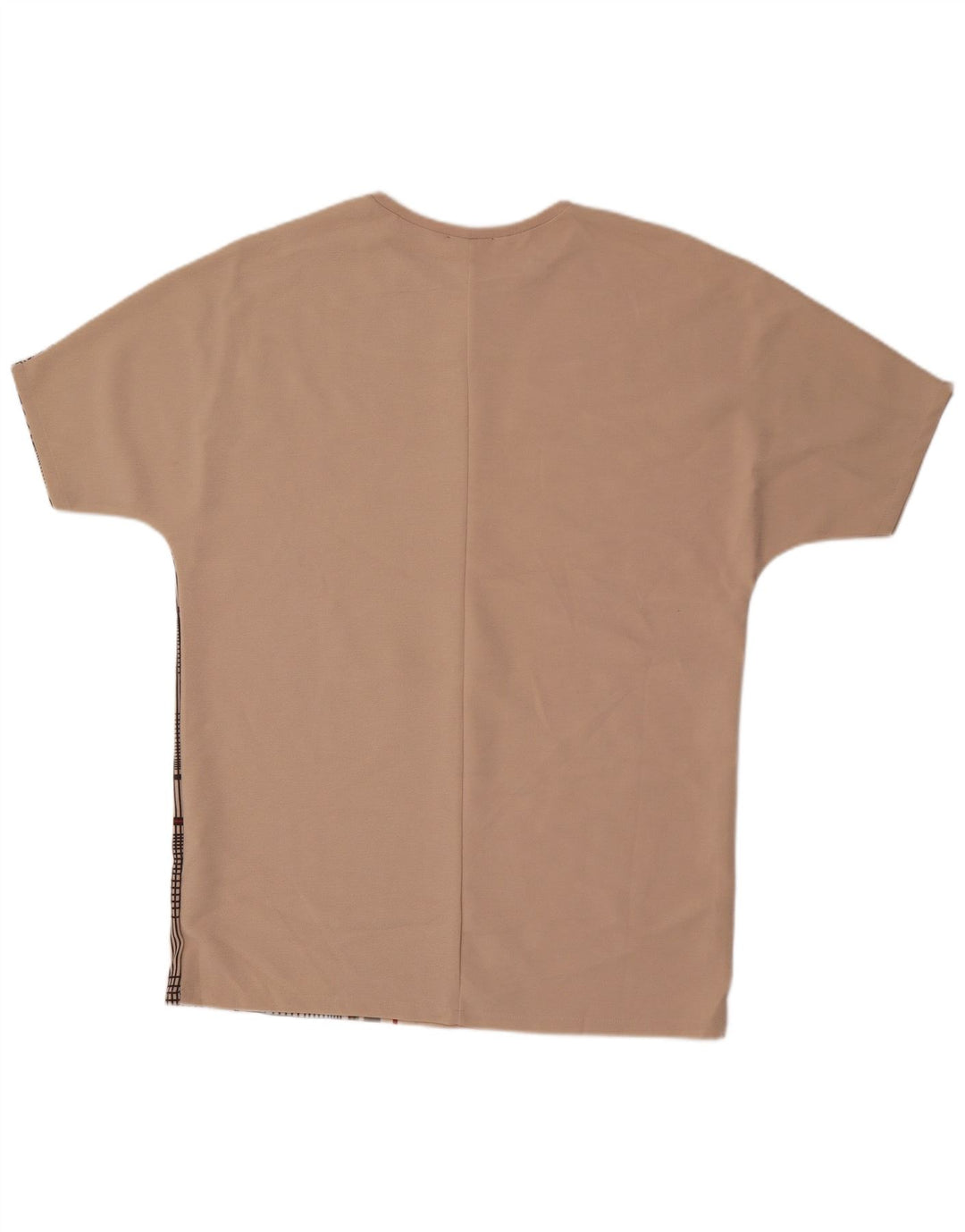 Rochie supradimensionată pentru femei Zara UK 16, mare, bej, cu flori din poliester