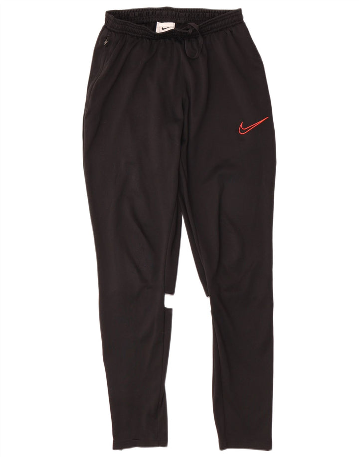 Pantaloni de trening Nike Dri Fit pentru bărbați, negru mediu, poliester bloc de culoare