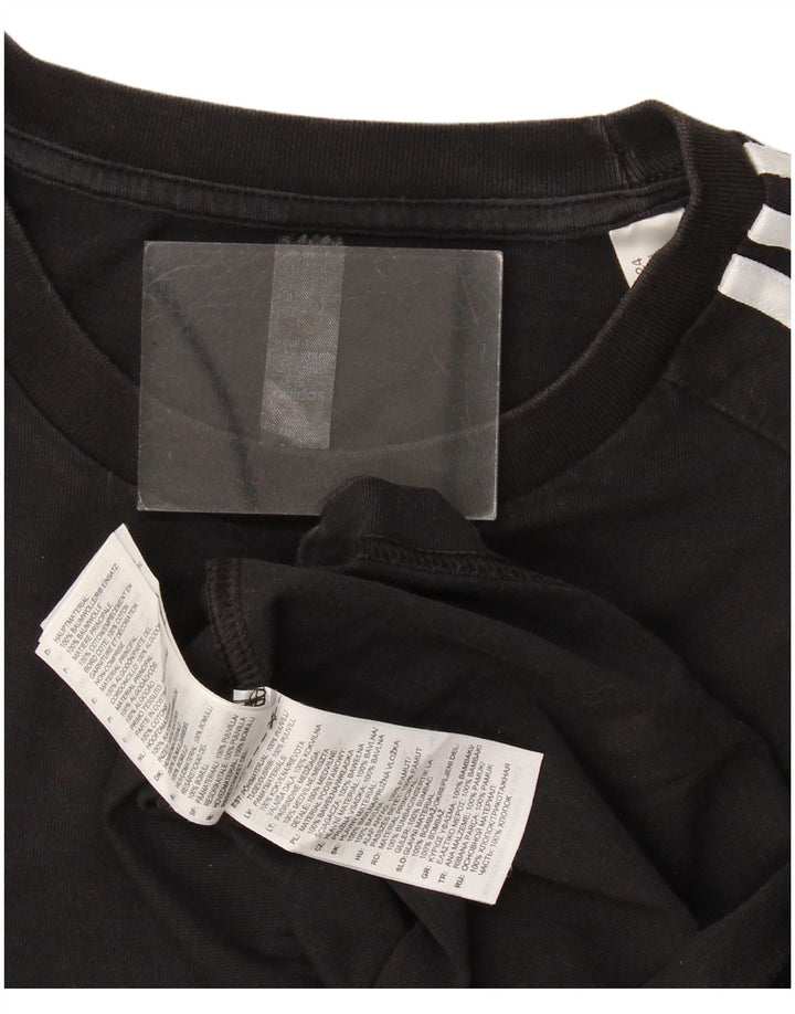 Tricou pentru bărbați Adidas Top mare, negru, bumbac