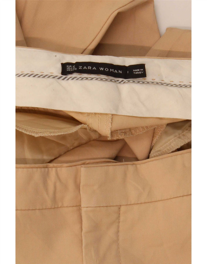 Pantaloni chino slim pentru femei Zara Mediu L32 L26 Bej