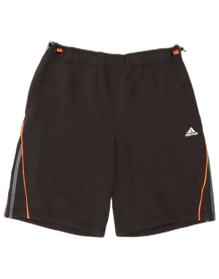 Pantaloni scurți sport pentru bărbați Adidas, mediu negru, bumbac color bloc