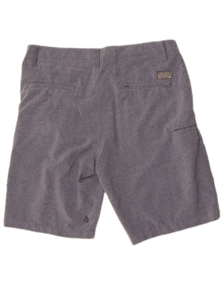 Pantaloni scurți cargo pentru bărbați Volcom W33, poliester, albastru, mediu