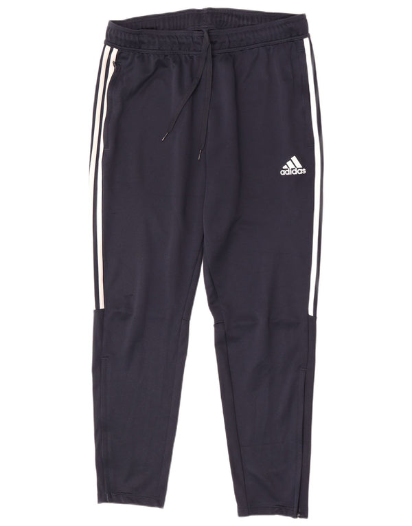 Pantaloni de trening Adidas pentru bărbați, mari, albastru, poliester