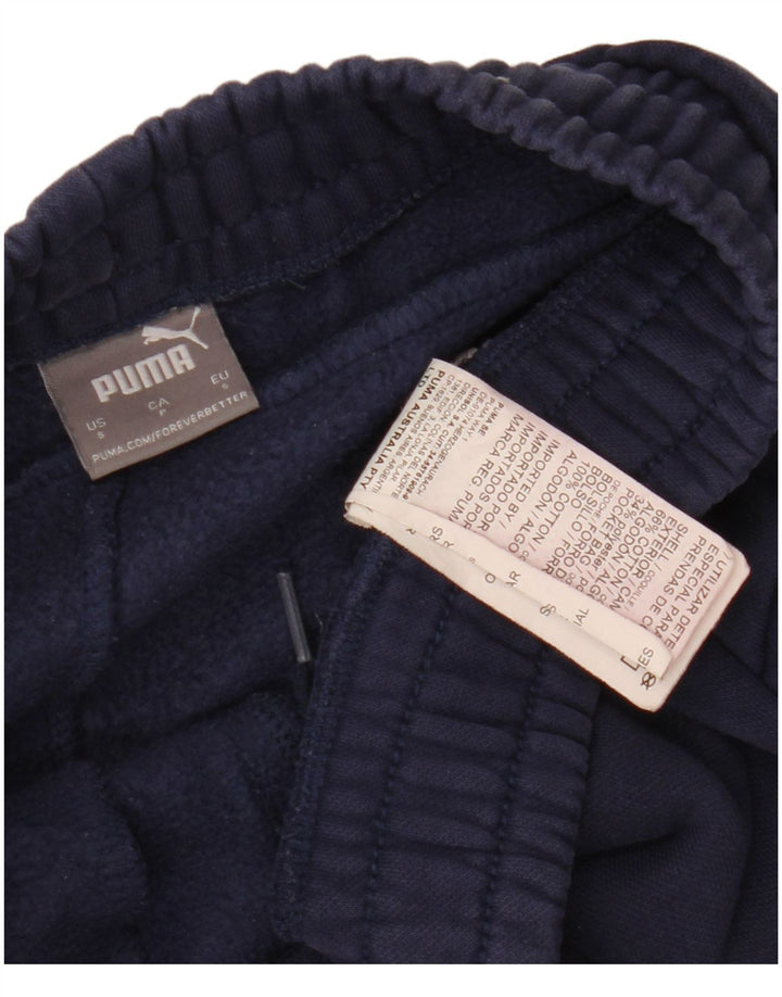 Pantaloni de trening PUMA pentru bărbați, bumbac, albastru, mici