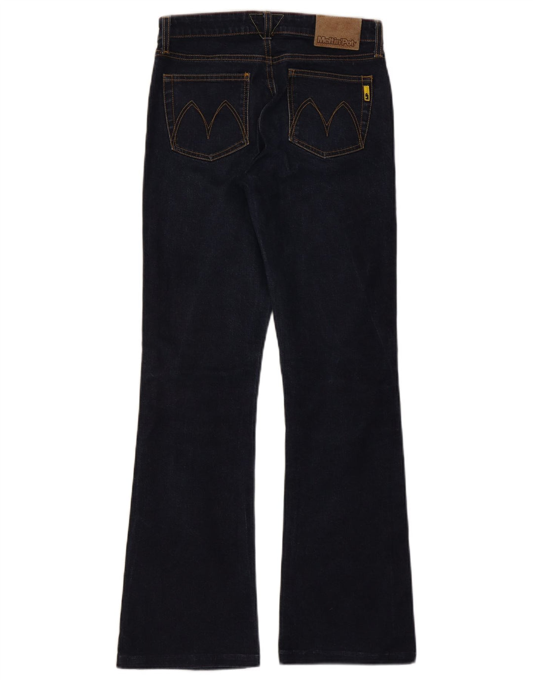 MELTIN' POT Blugi Bootcut pentru femei W26 L29 Bumbac bleumarin